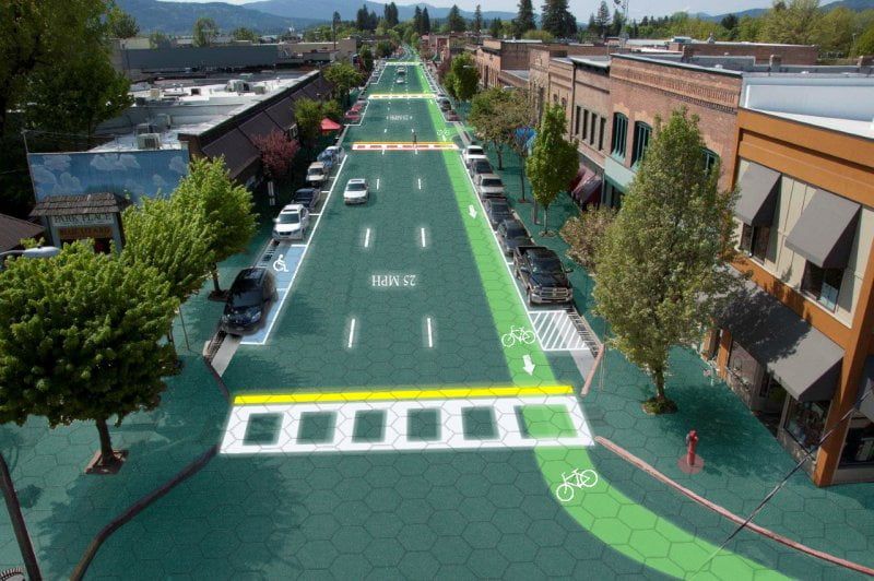 Downtown Solar-Roadway