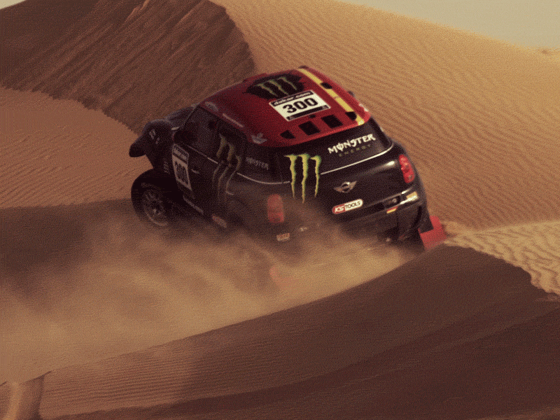 MINI im Sand - Rally Dakar 2015