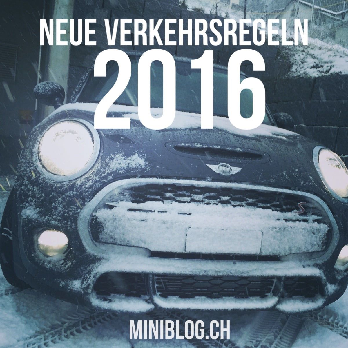 Das Jahr 2016 bringt neue Verkehrsregeln in der Schweiz.
