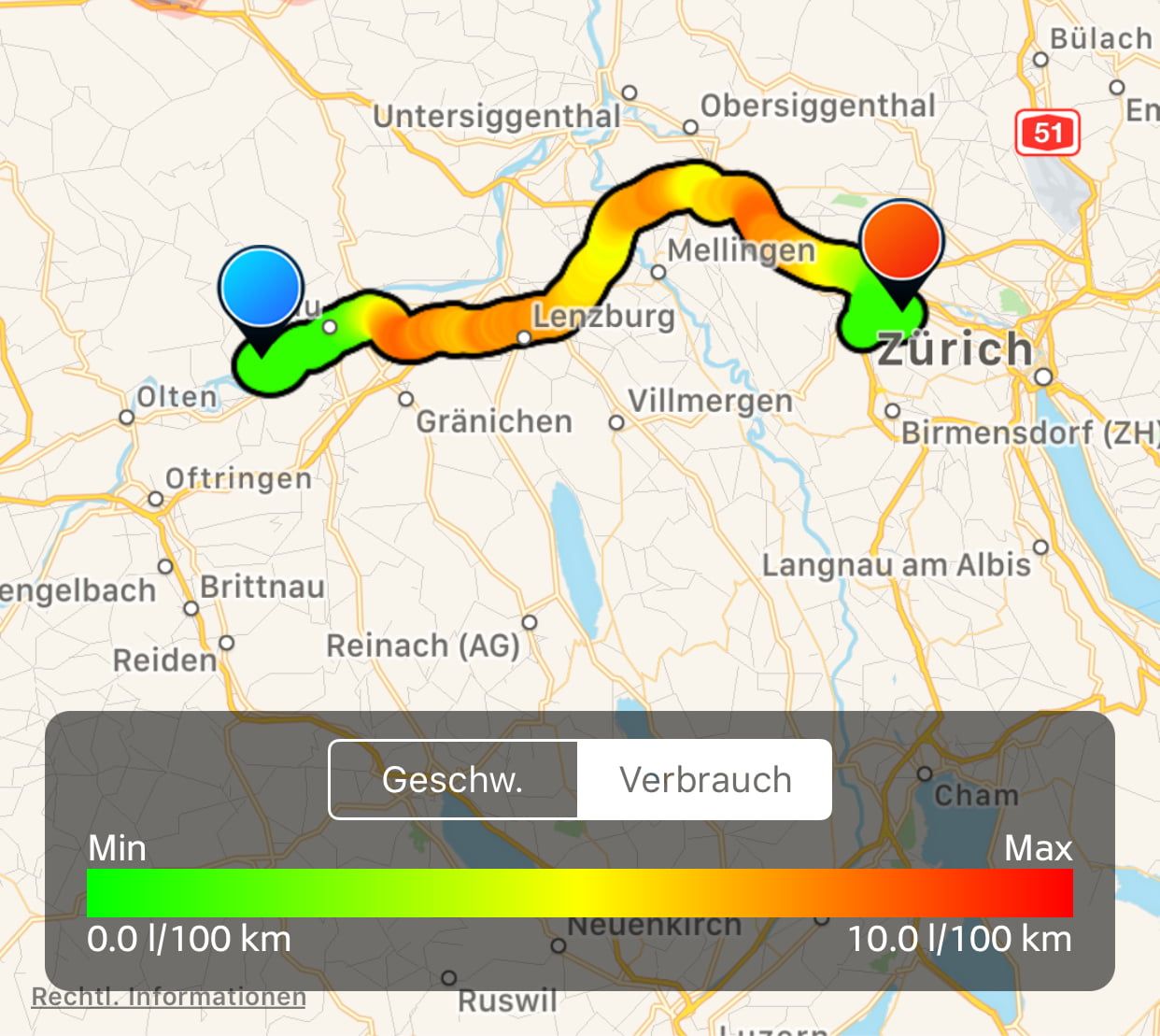 Der Benzin-Verbrauch des MINI Cooper S E Countryman All4 im MAX eDrive und SAVE Battery