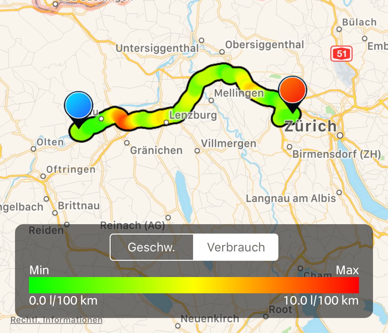 Der Benzin-Verbrauch des MINI Cooper S E Countryman All4 im AUTO eDrive